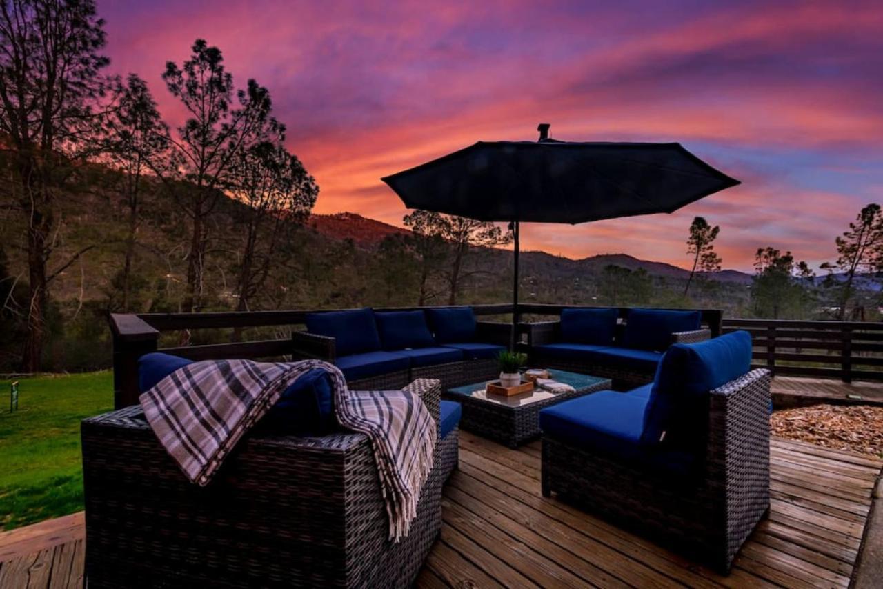 Sierra Vista Lookout Lodge With Creek, Waterfall And Waterholes, Minutes From Bass Lake And Yosemite South Gate North Fork Luaran gambar