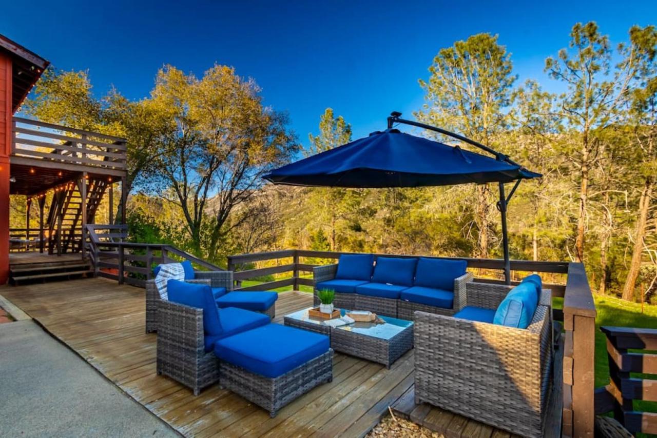Sierra Vista Lookout Lodge With Creek, Waterfall And Waterholes, Minutes From Bass Lake And Yosemite South Gate North Fork Luaran gambar