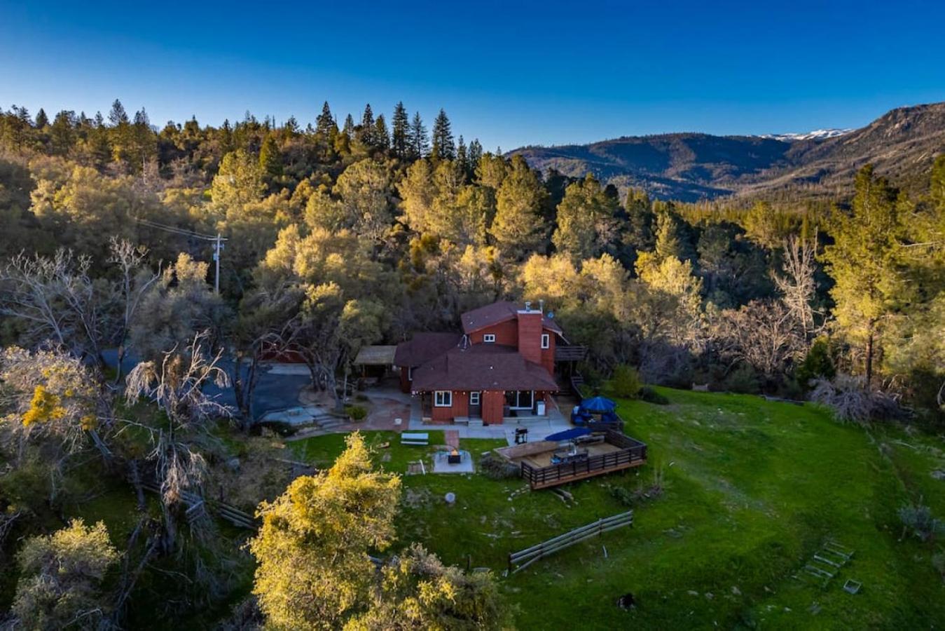Sierra Vista Lookout Lodge With Creek, Waterfall And Waterholes, Minutes From Bass Lake And Yosemite South Gate North Fork Luaran gambar