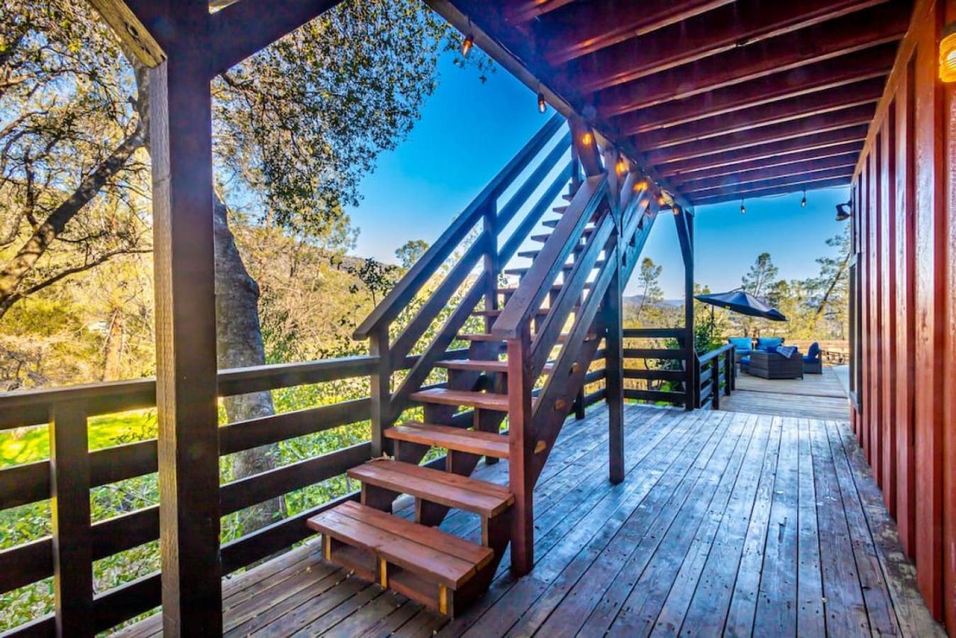 Sierra Vista Lookout Lodge With Creek, Waterfall And Waterholes, Minutes From Bass Lake And Yosemite South Gate North Fork Luaran gambar