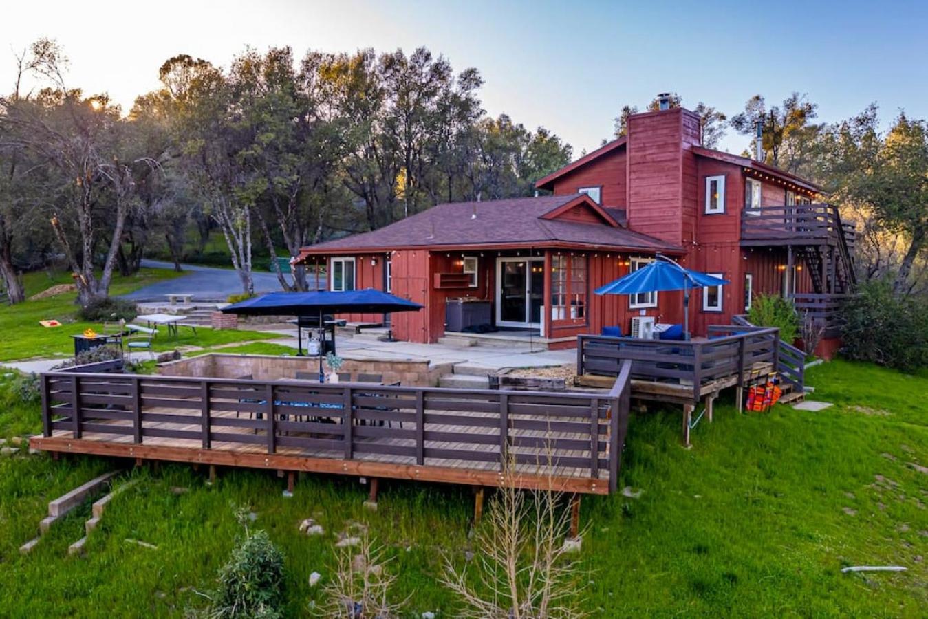 Sierra Vista Lookout Lodge With Creek, Waterfall And Waterholes, Minutes From Bass Lake And Yosemite South Gate North Fork Luaran gambar